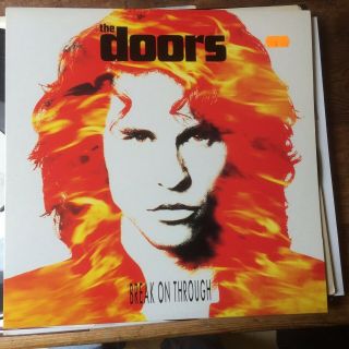 Rare 1991 Vinyl 12 " Ep The Doors Break On Through Ekr121t Looks Unplayed Nm