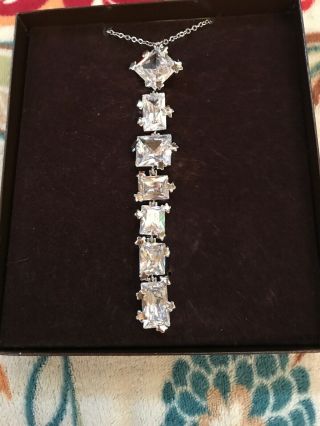 1980 Paula Abdul Necktie Necklace Swarovski Crystals Diamonds Rare Stars