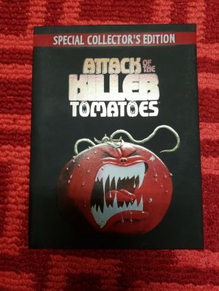 Attack Of The Killer Tomatoes Dvd Special Collectors Edition With Rare Poster