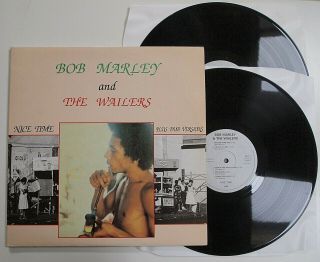 Bob Marley - Time / Dub Versions Lp Vinyl Rare 1991 Double Album