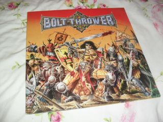 Bolt Thrower - War Master - Awesome Very Rare Ltd Ed Press Gate - Fold 1991 England