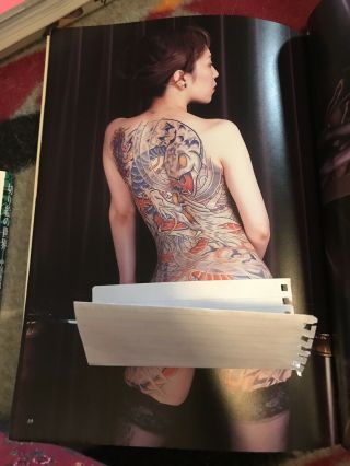 Rare Japanese Tattoo Ladies Kinbaku Shibari Photo Book Backpiece Irezumi