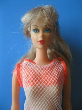 Vintage Barbie Doll Mod Blonde Twist N Turn Barbie 1160 Tnt Bend Leg Mattel 60s