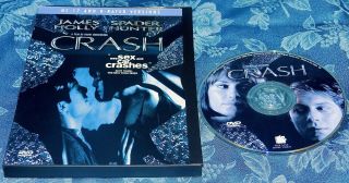 Crash Dvd Nc - 17 And R - Rated Versions James Spader David Cronenberg Film Rare Oop