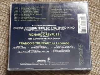 CLOSE ENCOUNTERS OF THE THIRD KIND CD SOUNDTRACK - RARE ARISTA - JOHN WILLIAMS 2