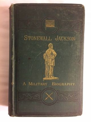 Rare 1876 Thomas Stonewall Jackson Confederate General Csa,  Vmi,  Va Military Bio