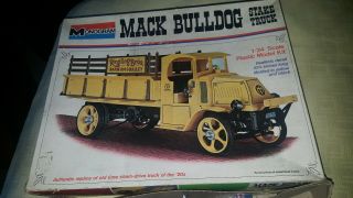 Monogram Mack Bulldog Stake Truck 1973 Kit 7537 Ringling Bros Circus
