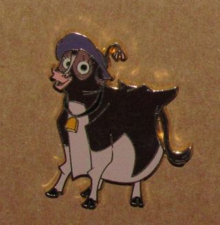 Disney Vintage Pin Paris Resort Cow With Bell Rare Only One For Now