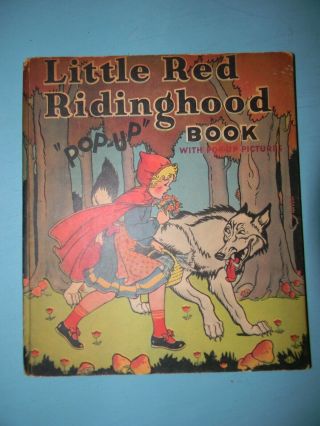 1934 Little Red Riding Hood Vintage Antique Children 