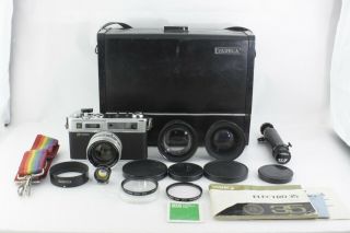 " Rare Exc,  5 In Case " Yashica Electro 35 Film Camera Rangefinder 45mm F/1.  7 Japan