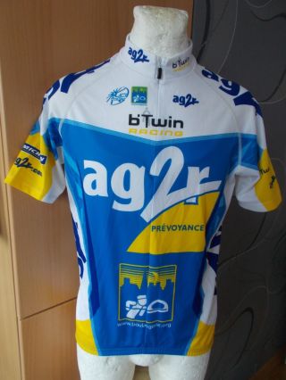Decathlon Ag2r Uci 2007 Tour Giro Cycling Shirt Jersey Vintage Rare