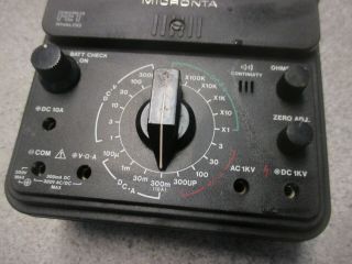 Radio Shack Micronta 22 - 220 FET Analog Multimeter 3