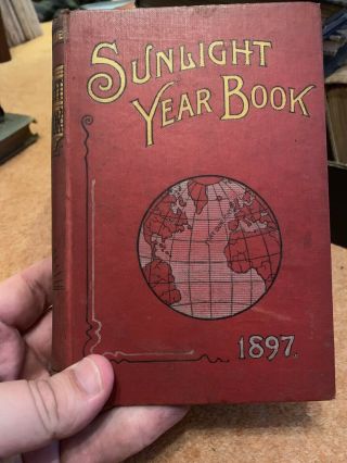Sunlight Year Book 1897 Antique Book Hardback