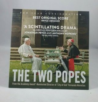 Fyc " The Two Popes " Best Score Cd By Bryce Dessner Rare Anthony Hopkins
