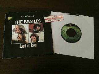 The Beatles (45) " Let It Be " (apple) 
