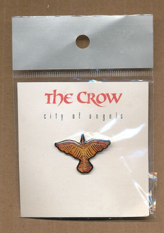 The Crow City Of Angels Rare Lapel Pin (butterfly Clasp) 