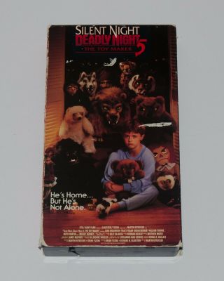 Silent Night Deadly Night The Toy Maker 5 Vhs Horror Rare