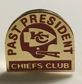 Vintage Rare Nfl Kansas City K C Chiefs Club Past President Lapel Pin