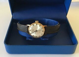 Rare Vintage Ladies Kienzle 17 Jewels Gold Plated Wristwatch -