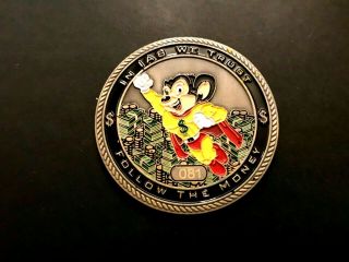 Rare Limited Edition Nypd Iab Mighty Mouse 81 Of 99 Challenge Coin