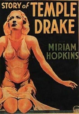 The Story Of Temple Drake (rare 1933 Dvd) Miriam Hopkins Jack La Rue