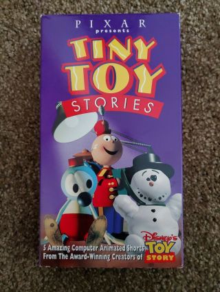 Tiny Toy Stories Vhs Pixar Rare Collectible