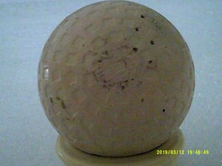 Rare Unusual Antique Golf Ball Reach Paramount Rare Design Mesh