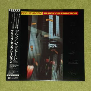 Depeche Mode Black Celebration - Rare 1986 Japan Vinyl Lp,  Obi (p - 13279)