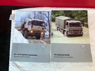 2 Rare Mannesman Demag Man Trucks Dealer Brochure