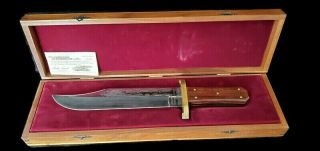 Rare 1983 Buck Knifes Harley Davidson Limited Edition Bowie Knife 2288/3000