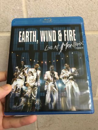 Earth,  Wind & Fire - Live At Montreux 1997 [blu - Ray] 100 Usa Oop Rare