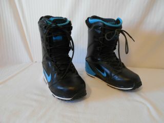 Mens,  Rare - Nike - Lunarlon Snowboard Boots (us - 12) (eu - 46) Black/blue