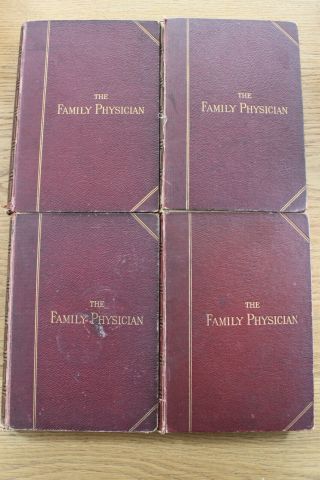 Rare Book The Family Physician Vol 1 2 3 4 1894 Medical History Treatments