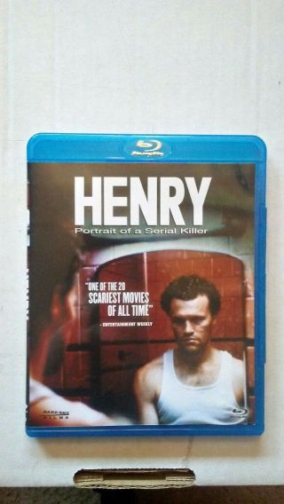 Henry Portrait Of A Serial Killer (blu - Ray Disc) Rare Horror Sleaze Dark Sky