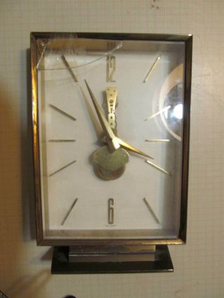 Very Rare Vintage Sheffield 8 Day 7 Jewel Clock Small Brass Regulator Gears