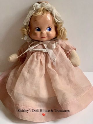 Vintage Antique Very Rare Trudy 3 Three Face Doll