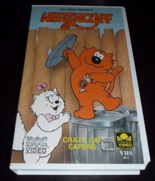 Heathcliff: Crazy Cat Capers - Rare Vhs - Dvd Six Episodes Animated