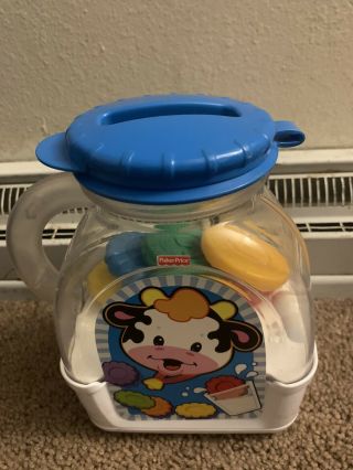 Vintage Fisher Price Moo Sounds Milk And Cookies 2008 Rare Retired 5 Cookies