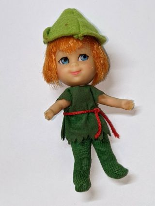 LIDDLE KIDDLE Doll Peter Pandiddle Vintage Peter Pan Disney 3