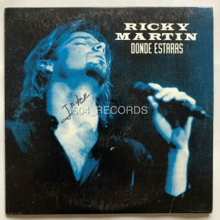 Ricky Martin • Donde Estaras (remixes) • Rare Cd Promo • Mexico Press 1996