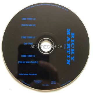 RICKY MARTIN • Donde estaras (Remixes) • RARE CD PROMO • MEXICO PRESS 1996 3