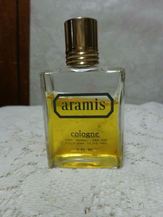 Mans Vintage Fragrance Aramis Cologne 2 Oz Splash 75 Full