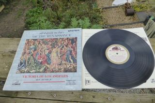 Songs Of The Renaissance De Los Angeles Hmv G/c Ed1 Stereo Asd 452 Uk Rare Ex Lp