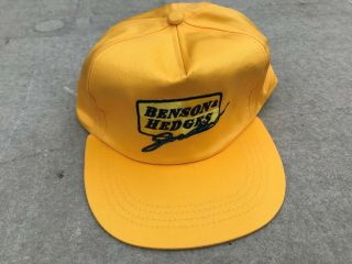 Nos Yellow Jordan Benson & Hedges F1 Grand Prix Baseball Cap Rare Team Wear