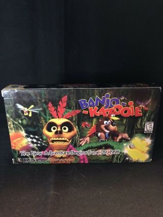 Banjo - Kazooie Nintendo 64 N64 Rare Vhs 1998 Video Game Promo Htf Oop