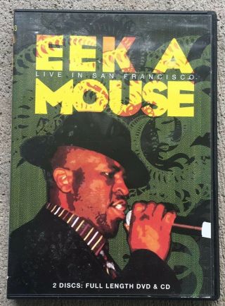 Eek A Mouse Live In San Francisco (dvd/cd Combo,  2006) Reggae Ska - Rare Htf
