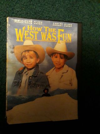 How The West Was Fun (snap Case Dvd) Rare Oop 90s Mary - Kate & Ashley Olsen Twins