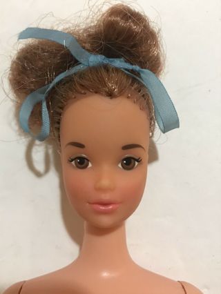 Vintage Mattel 1966 Barbie Twist N Turn Steffie Face Red Hair Brown Eyes Taiwan