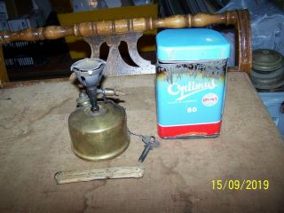Vintage Sweden Optimus 80 Camp / Hiking / Backpacking Stove With Key