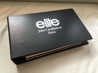 Elite Model Agency Book La 1982 John Casablancas Paris Very Rare
